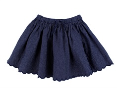 MarMar blue pinstriped skirt Sana Scallop